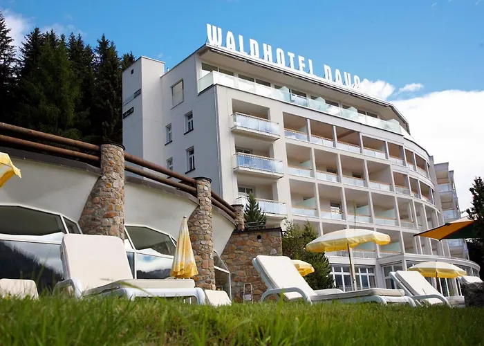 Centraal gelegen hotel: Waldhotel & Spa Davos - For Body & Soul